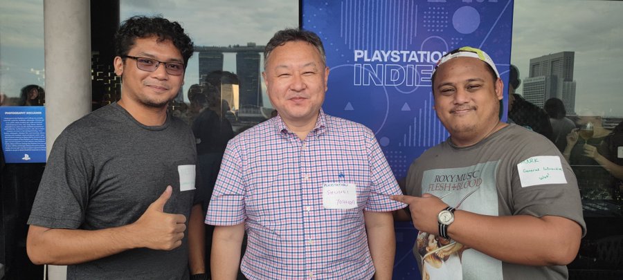 With Shuhei Yoshida of PlayStation Indie